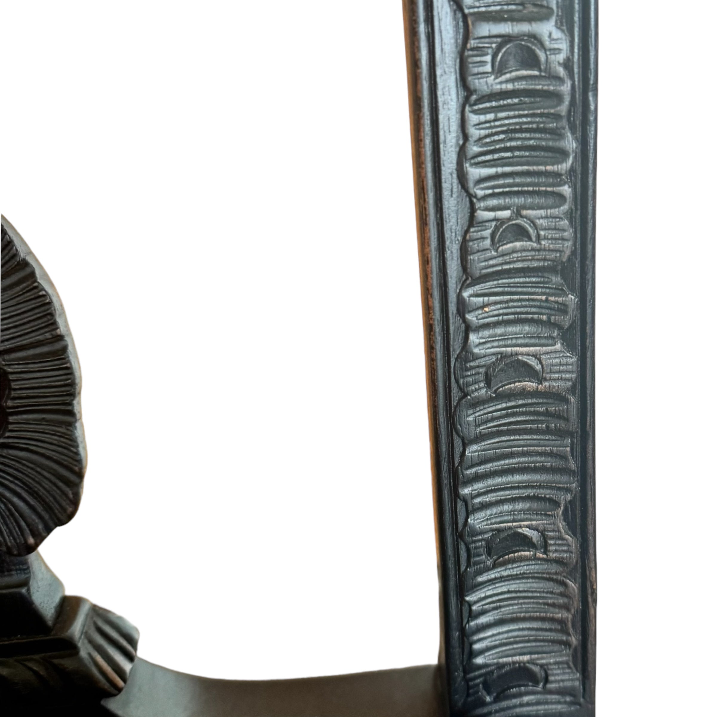 wood
Snakes
serpent
Floral
ebony wood
claw feet
Chippendale
chairs
carved
arm chairs
accent chair
20th Century
George III Chippendale Style Ebonized Armchair
Chippendale Style Ebonized Armchair
Ebonized Armchair
needlepoint flower design
vintage chairs
vintage chairs austin
carved crest
cabriole legs
velvet