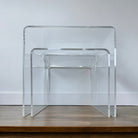 waterfall
Table
small table
Side table
Occasional table
nesting table
modern
lucite
Home
Coffee table
Art Deco
1970s
