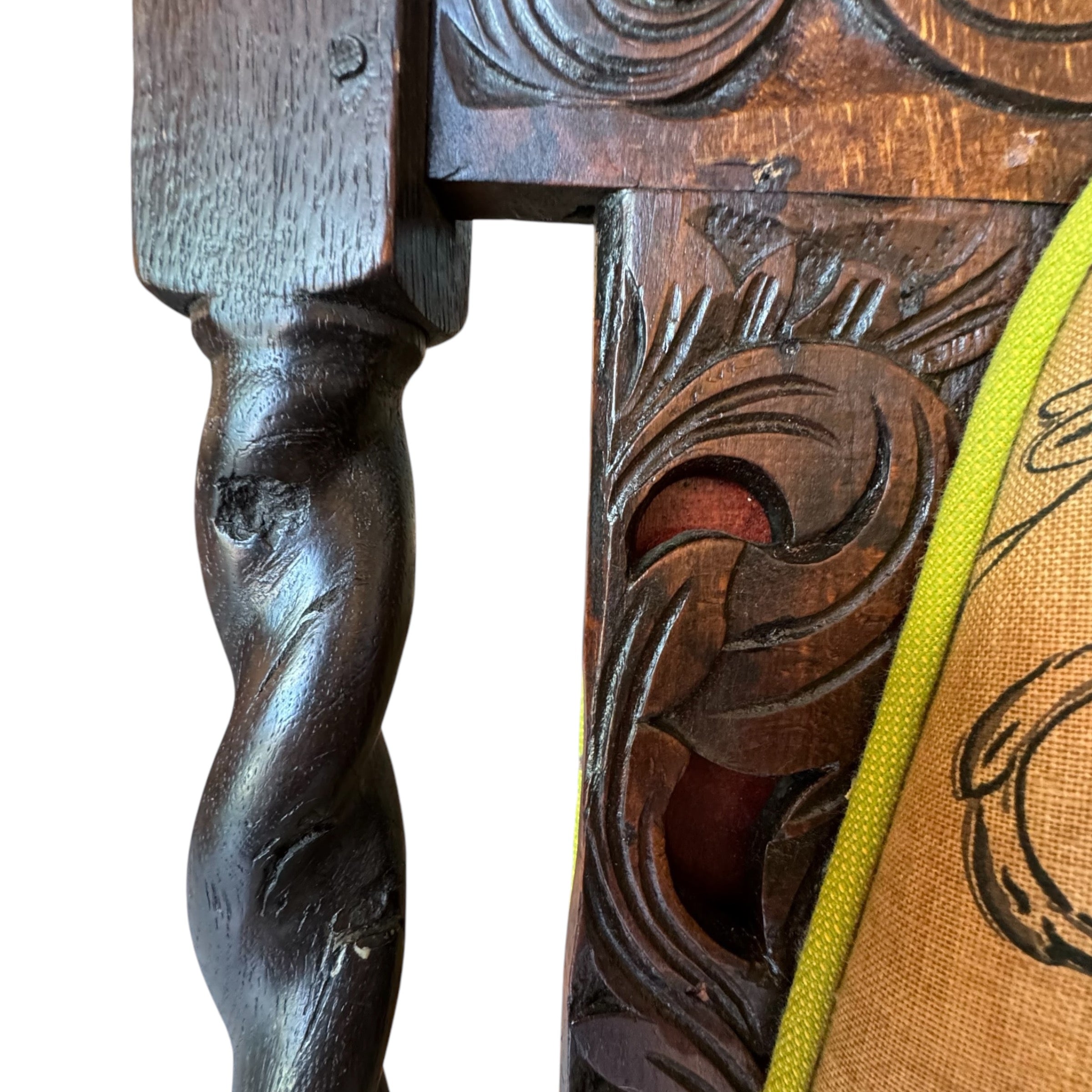 wood
Vintage
Upholstery
Throne Chair
reupholstered
Refurbished chair
refurbished
parlor chair
lounge chair
large chair
Jacobean Throne Chair
Jacobean furniture
jacobean
gothic
England
Chair
carved
arm chairs
accent chair
19th century
Jacobean furniture austin