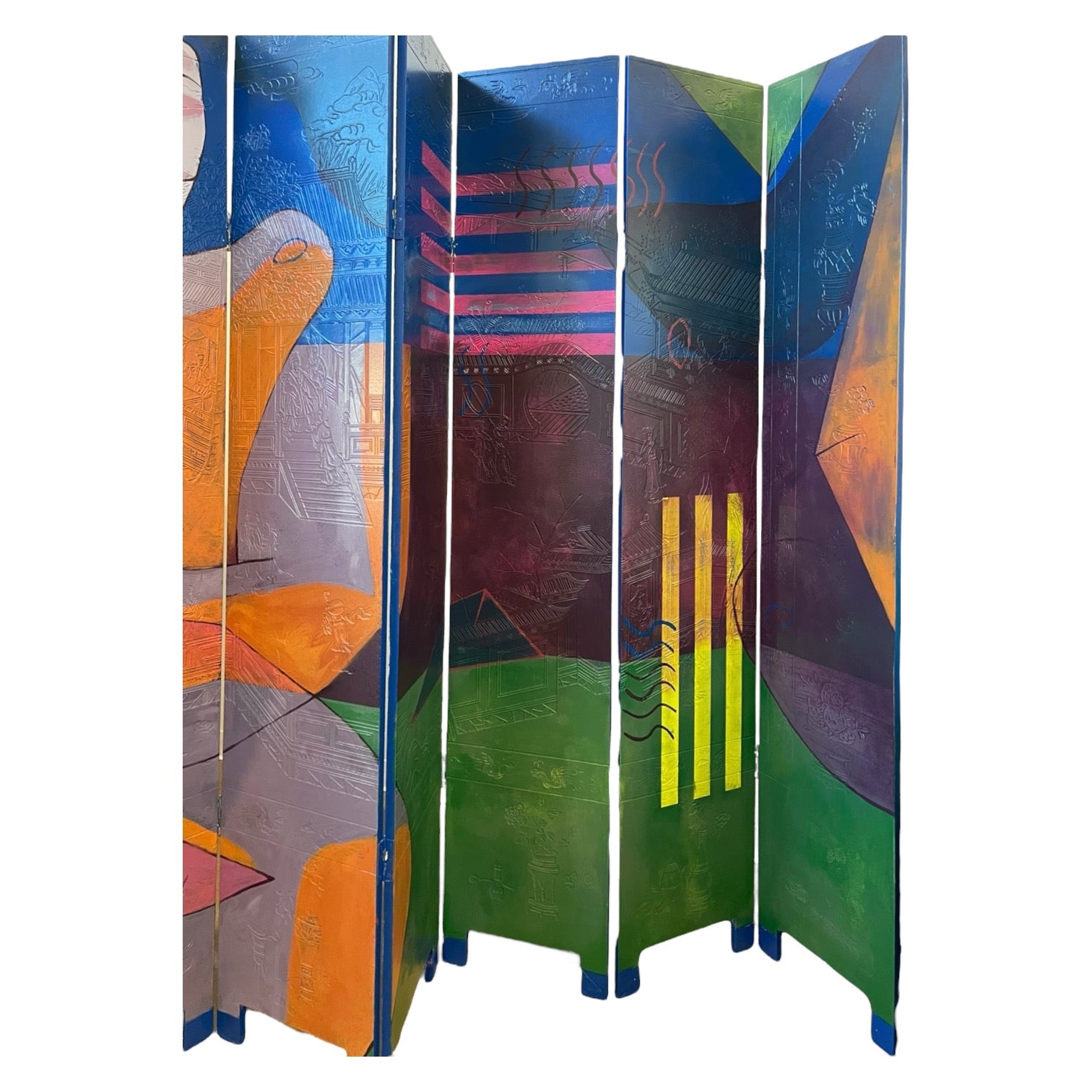 Hand Painted Chinese Screen by Caroline Lizarraga
Chinese Screen by Caroline Lizarraga
Hand Painted Chinese Screen austin
Hand Painted Chinese Screen by Caroline Lizarraga austin
Hand Painted Screen by Caroline Lizarraga
Painted Screen by Caroline Lizarraga
vibrant screen austin
large art austin 
Sculpture
panel
Paint
original art
original
nude
living room
in the buff
Home
Figure
face
Contemporary
Colorful
Chinese
China
chic
Caroline Lizarraga
bold
Art
Abstract