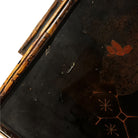tiger bamboo
tea table
Table
Side table
lacquer
Jappaning
Japanning
end table
Britain
bamboo
antique
19th century
small table
accent table
painted