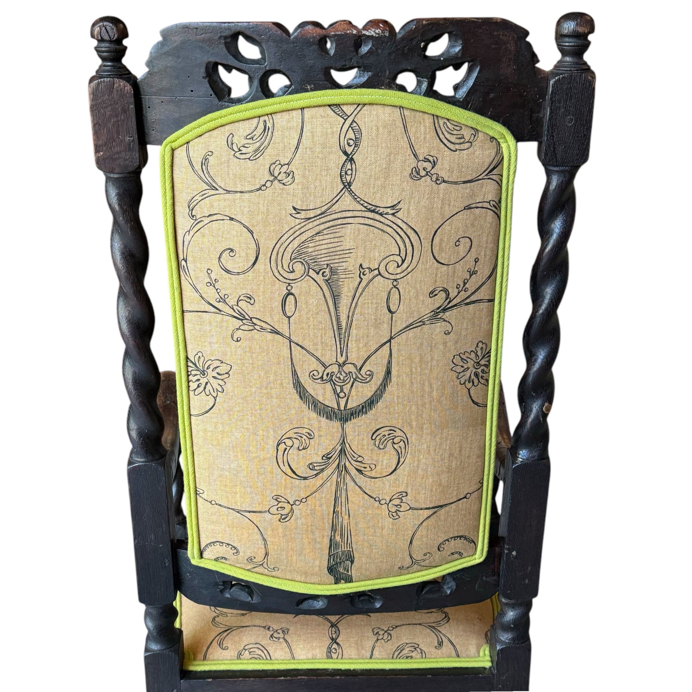 wood
Vintage
Upholstery
Throne Chair
reupholstered
Refurbished chair
refurbished
parlor chair
lounge chair
large chair
Jacobean Throne Chair
Jacobean furniture
jacobean
gothic
England
Chair
carved
arm chairs
accent chair
19th century
Jacobean furniture austin