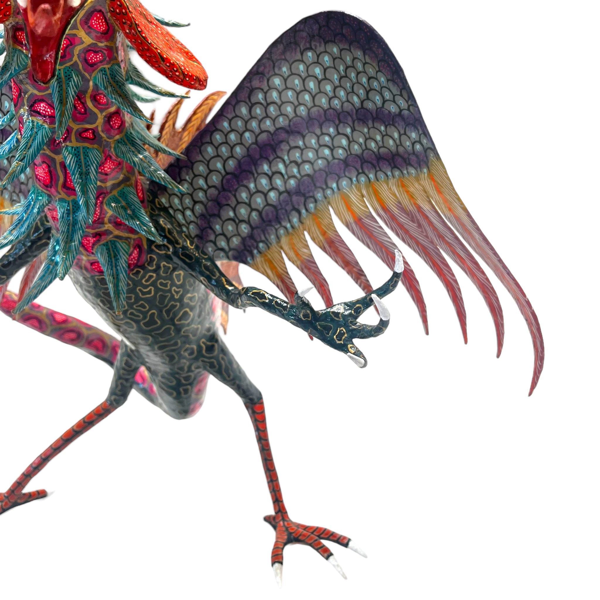 vibrant
Sculpture
sculptural
Paper mache
Mexico
Mexican artist
Mexican
living room
Home
folk art
feathers
deocr
Colorful
birds
bird
Art
Antonio Joel Garcia
Animals
Animal
alebrije
2000s
Cartoneria
creature
hanging art