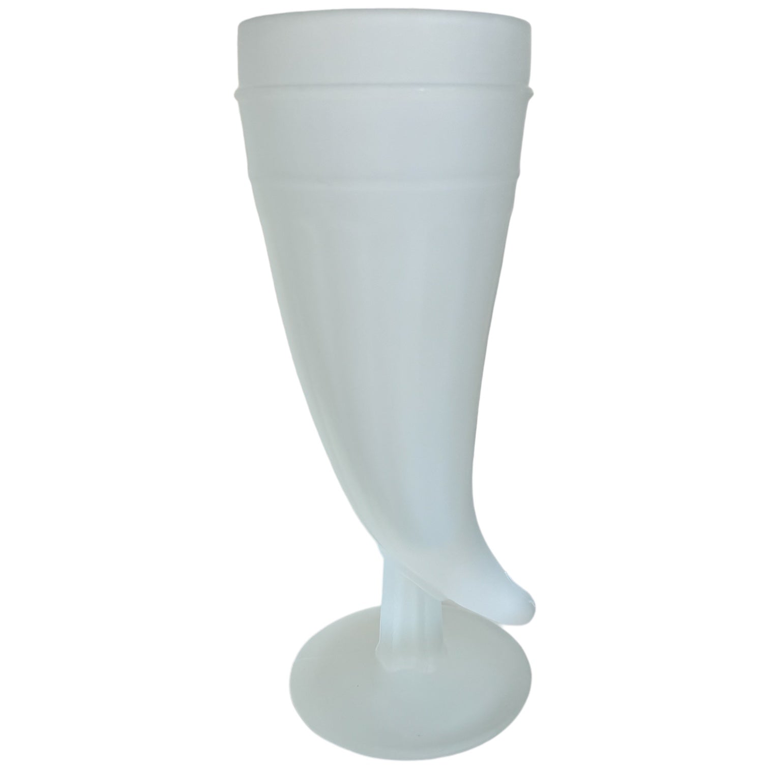 Vintage
tiara glass
tableware
tabletop
Table Top
pressed glass
powder horn
Pilsner
mid century modern
Kitchen
Horns
glassware
glasses
frosted glass
entertaining
drinkware
drinking glass
cornucopia
beer
1960s Set of Six Frosted Glasses by Indiana Glass
Frosted Glasses by Indiana Glass
vintage beer glasses