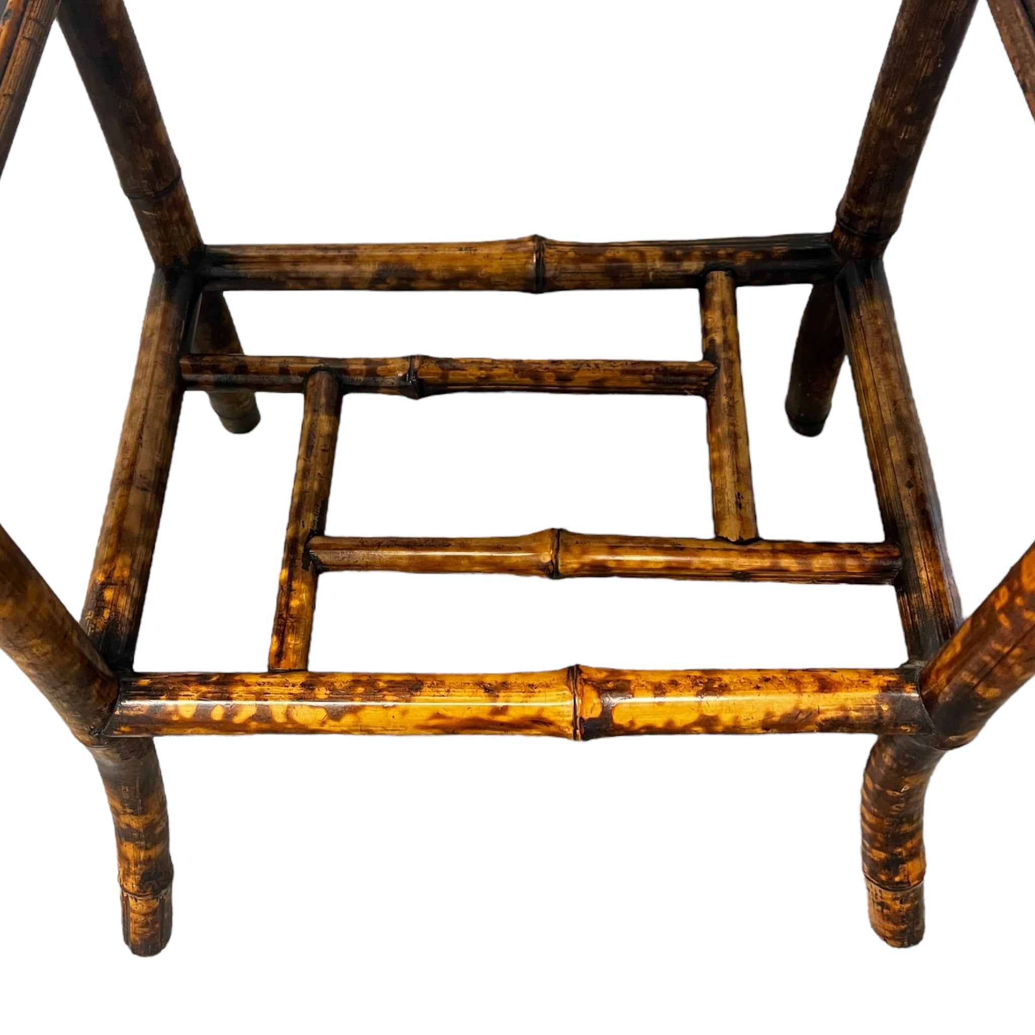 tiger bamboo
tea table
Table
Side table
lacquer
Jappaning
Japanning
end table
Britain
bamboo
antique
19th century
small table
accent table
painted