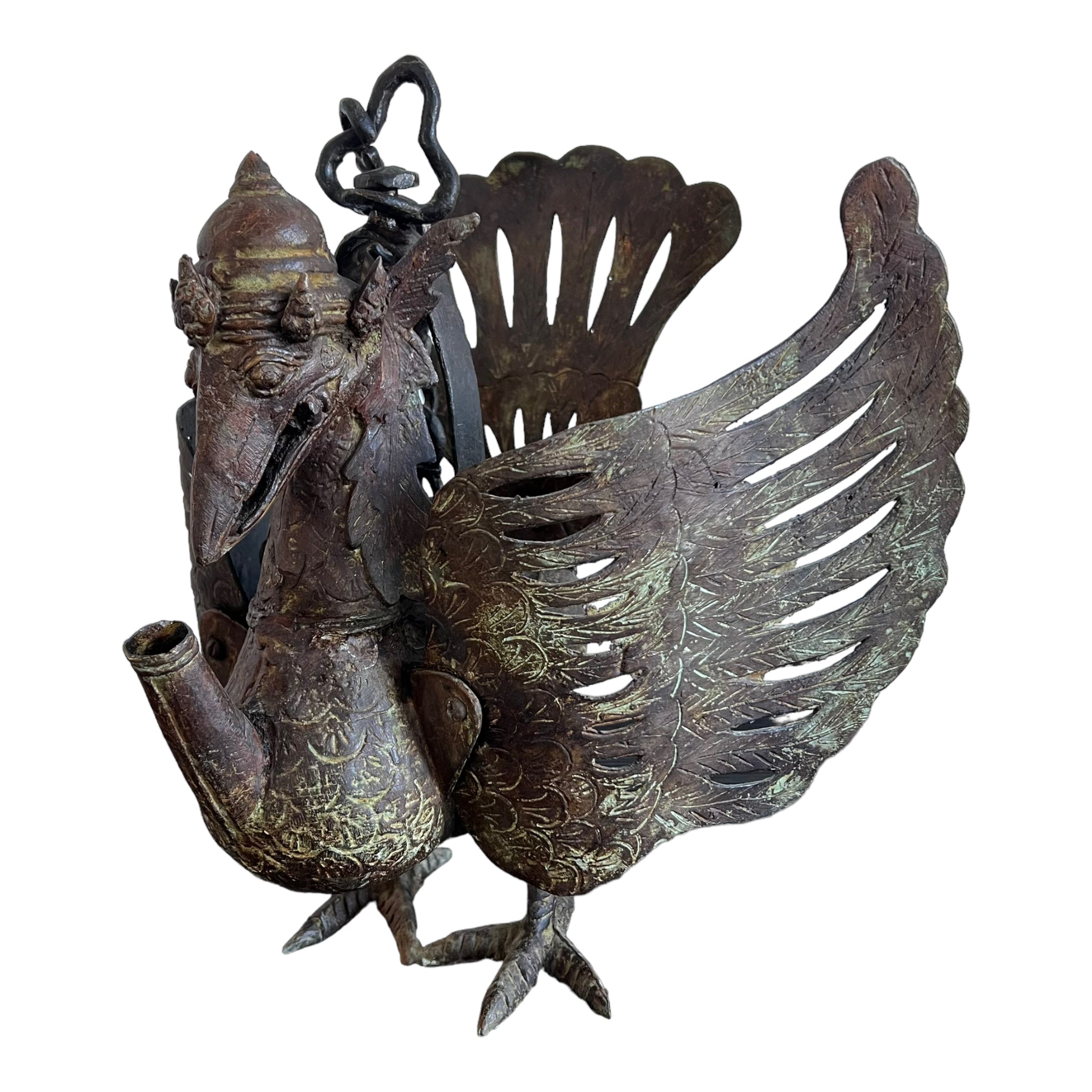 wings
Spooky
Sculpture
Plumes
Lamp
India
Home
decorative
Decor
Bronze
Brass
birds
bird
Art
peacock
hanging lamp
feathers
folk art
antique