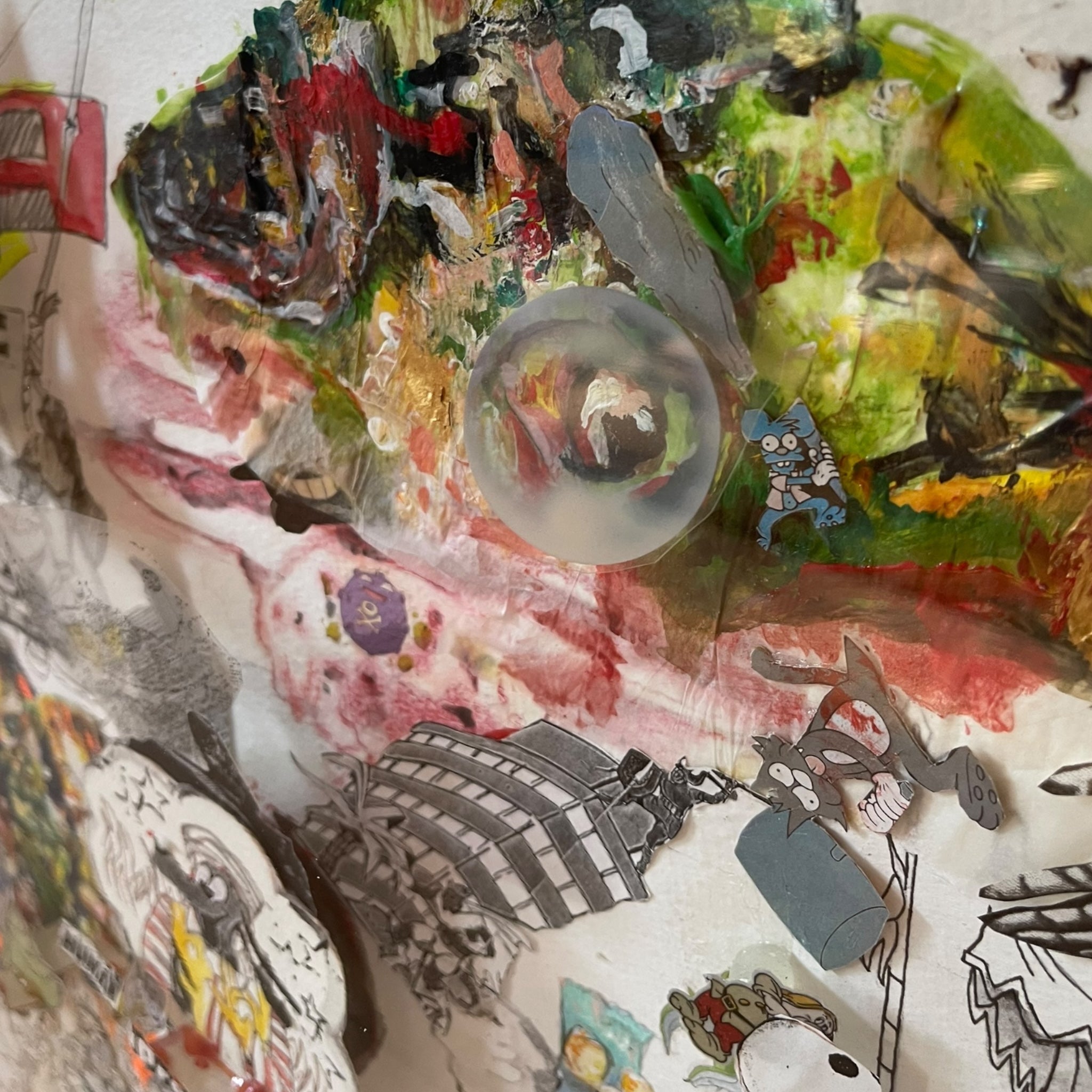 Warning! They Are Coming by Paul Horn
Paul Horn collage art
Contemporary collage artist
Political collage artwork
Modern collage by Paul Horn
Surreal mixed media collage
Hand-cut collage artwork
Collage art 21st-century
Original collage for sale
Paul Horn (b. 1966) artwork
Mixed media collage with political themes
Surrealist collage by Paul Horn
Dystopian paper collage art
Handmade collage using found imagery
Contemporary art collage from the 2000s
Edgy and provocative modern collage
Paul Horn