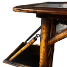tiger bamboo
tea table
Table
Side table
lacquer
Jappaning
Japanning
end table
Britain
bamboo
antique
19th century
small table
accent table
painted