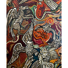 wall art
vibrant
Snakes
Plumes
Painting
Mid century
Large art
italy
italian
Home
eagles
E. Cocco
dragons
Colorful
birds
Art
acrylic painting
1950s
serpent