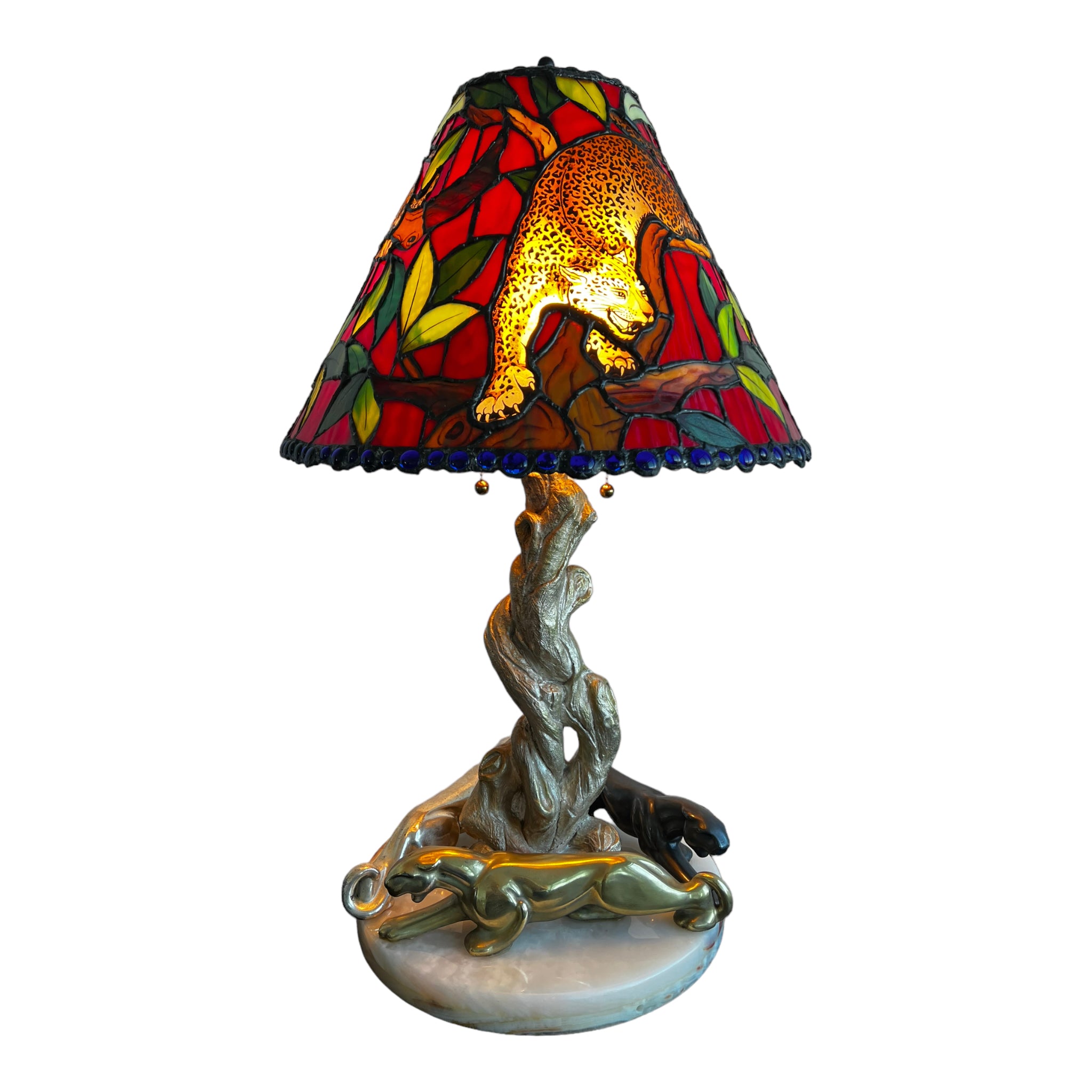 Table lamp
onyx marble
living room
Lamp
Home
Glass
cheetah
Animals
Animal
1970s
Colorful
stained glass
leopard
Faux bois
jaguars
Red
Artisan
Living