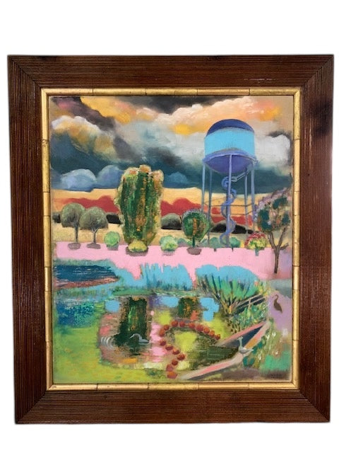 wall art
Texas artist
Robert Wymer
redwood
park
Painting
Oil painting
nature
Local artist
gold leaf
framed
Colorful
Clouds
austin artist
Art
contemporary art
"Crescent Lake Park" by Robert Wymer
Oil on linen board
redwood frame
Landscape