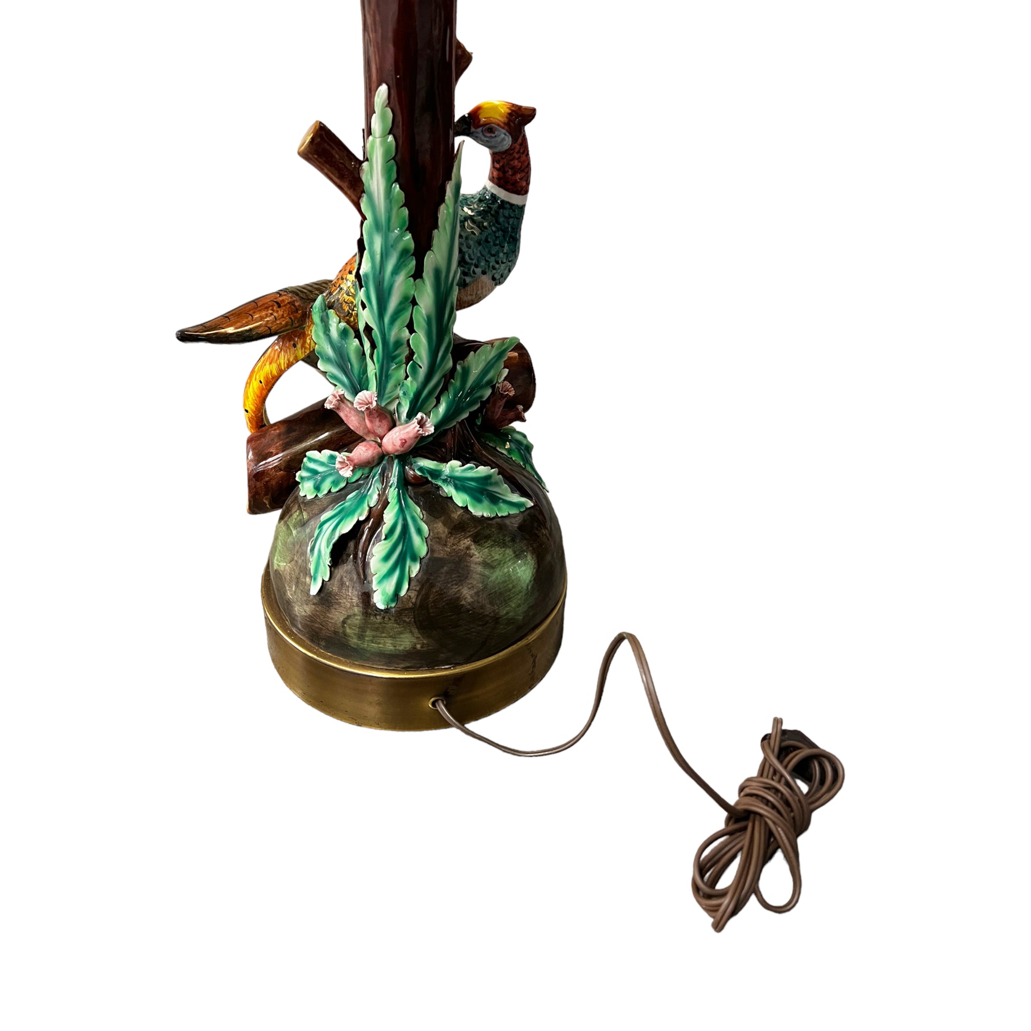 Table lamp
rio
pheasants
Mexico
Majolica
living room
Living
Lighting
Lamp
Home
handmade
hand painted
Gold
france
Ceramic
Border Revival
birds
bird
19th century
pheasants
majolica