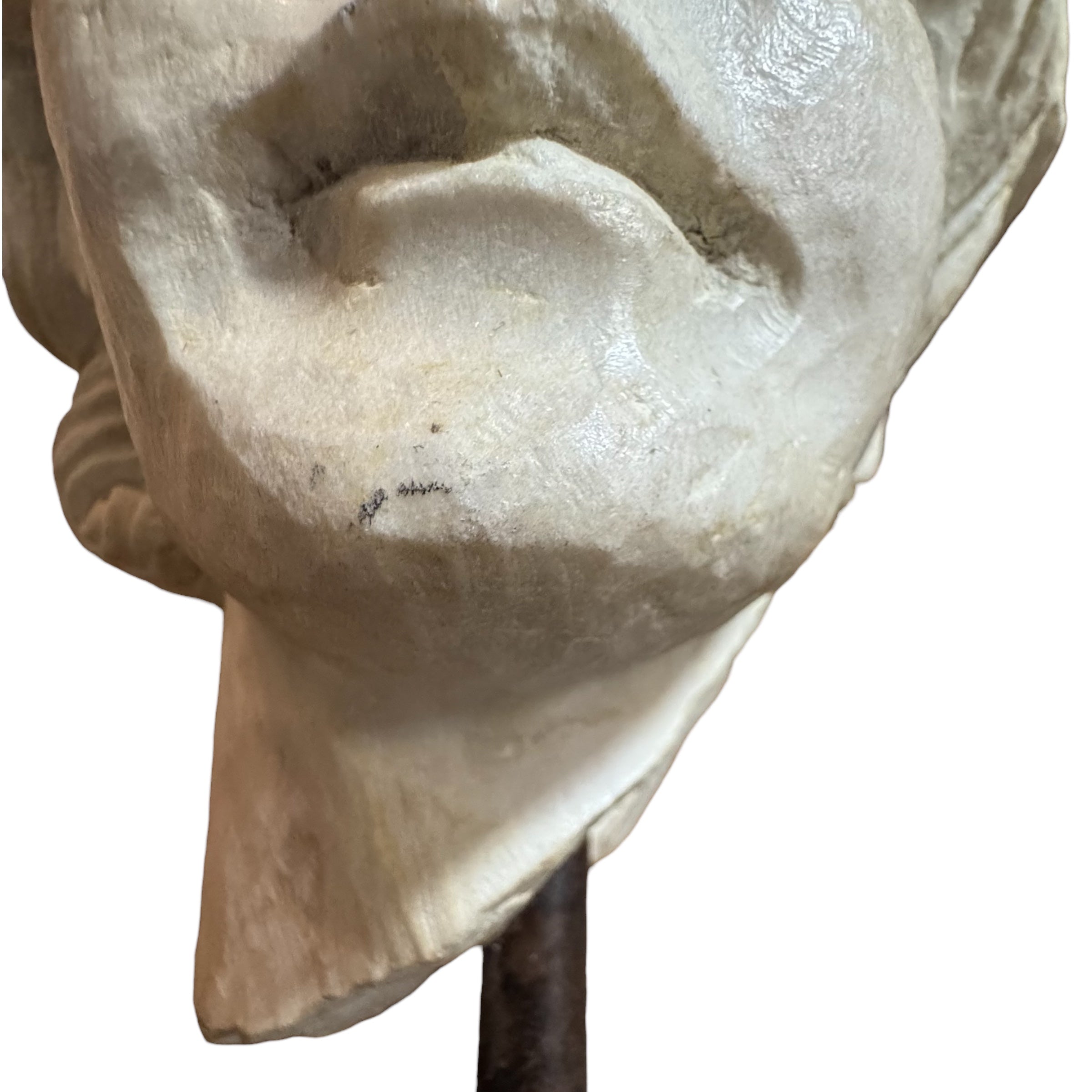 stand
Sculpture
sculptural
roman
portraiture
Neoclassical
marble
iron stand
iron
face
classical
carved
bust
antiquity
An Enigma in Marble: A Roman-Style Bust
A Roman-Style Bust
Marble Roman-Style Bust
face sculpture
marble bust
Roman portraiture