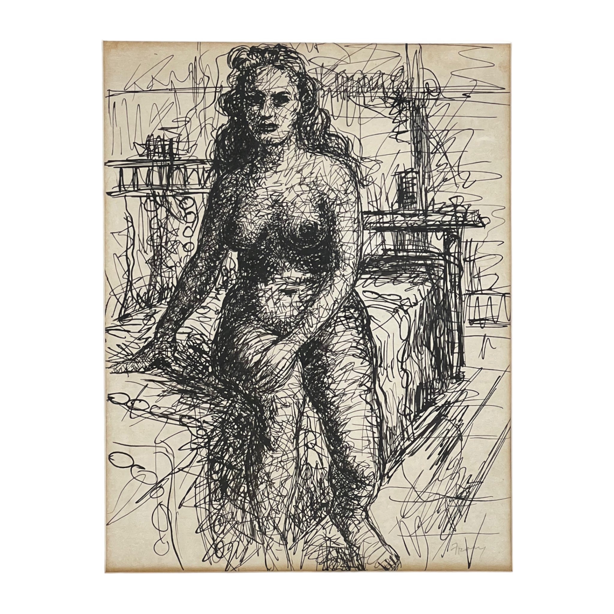 woman
wall art
Texas artist
signed
nudes
nude
michael frary
line drawing
Home
framed
female
Art
american
20th Century
in the buff
drawing
original art