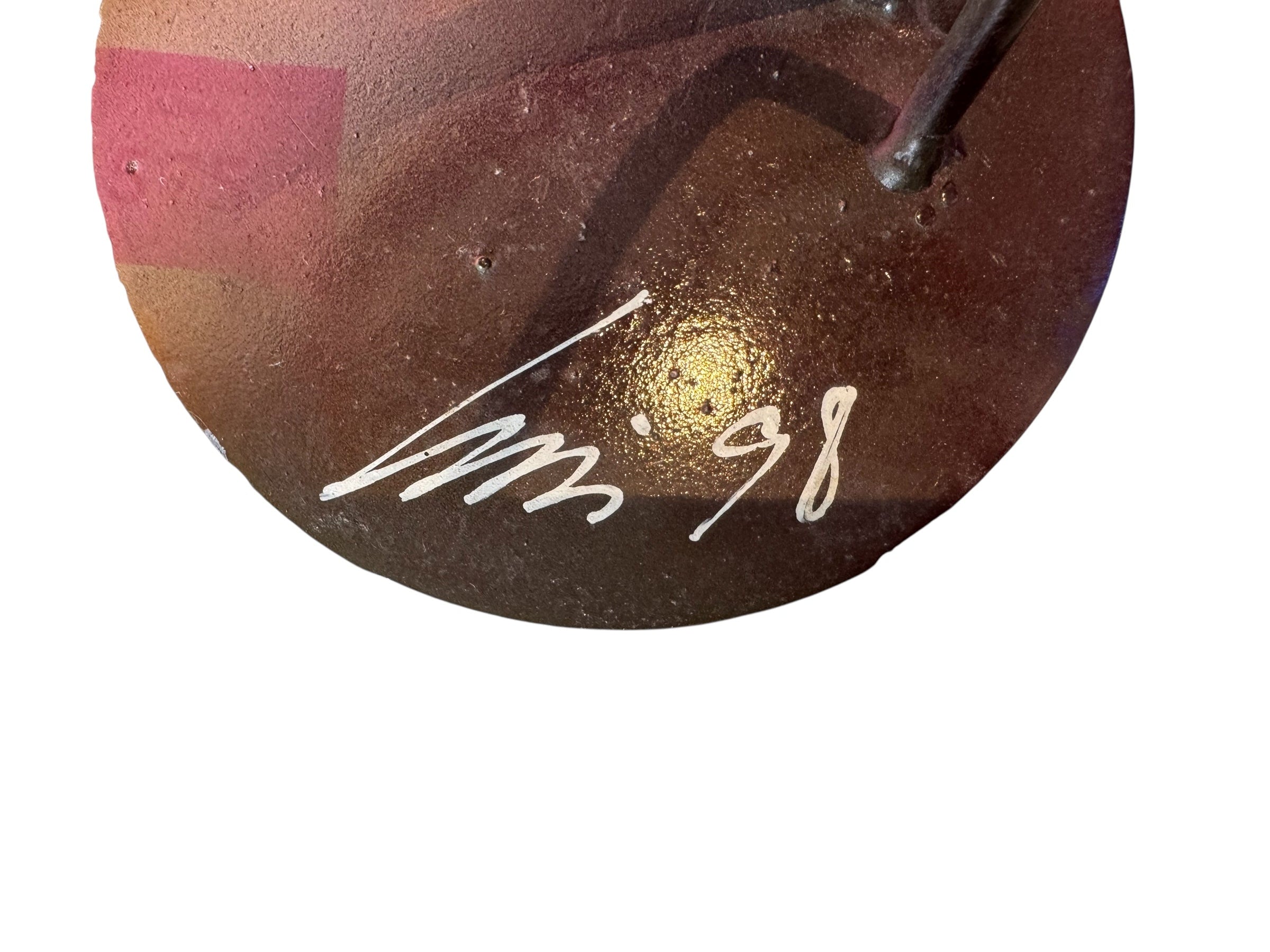 Luis Colmenares (American/New Orleans, b. 1959), Two Steel Three Light Candlestick Sculptures, 1998, Candlesticks, Steel, multicolored, New Orleans, Sculptures, Powder Coated