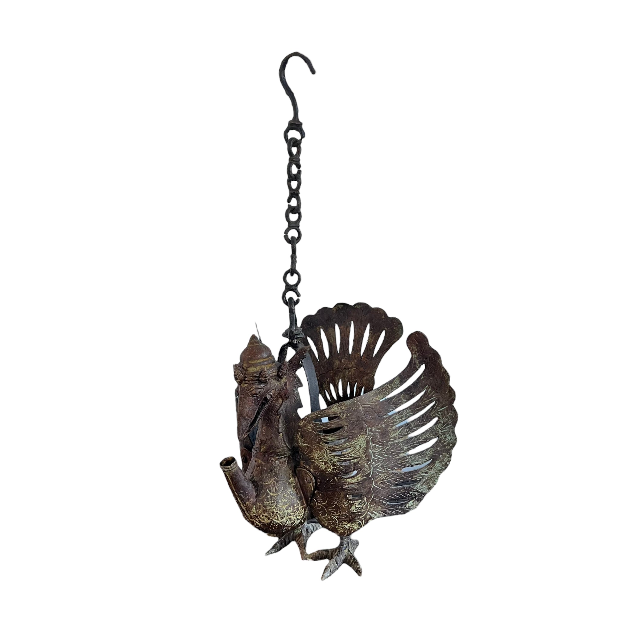 wings
Spooky
Sculpture
Plumes
Lamp
India
Home
decorative
Decor
Bronze
Brass
birds
bird
Art
peacock
hanging lamp
feathers
folk art
antique