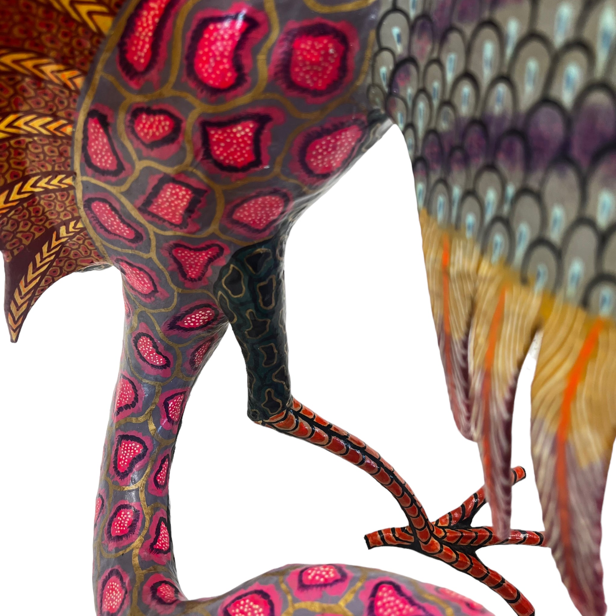 vibrant
Sculpture
sculptural
Paper mache
Mexico
Mexican artist
Mexican
living room
Home
folk art
feathers
deocr
Colorful
birds
bird
Art
Antonio Joel Garcia
Animals
Animal
alebrije
2000s
Cartoneria
creature
hanging art