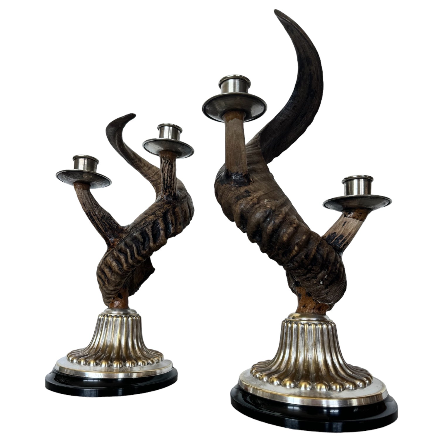 Vintage
tabletop
Table Top
ram horns
Mid century
Metal
J Anthony Redmile
Horns
hand crafted
faux horn
candlesticks
candleholder
candelabra
Bronze
Brass
Ram Horn Candlesticks in the manner of J. Anthony Redmile
ram horns austin
Faux Ram Horn Candlesticks
animal art austin
eclectic
gift idea
gift guide