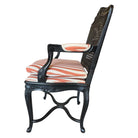 Walnut
striped
Louis XV
French
Chair
cane chair
cane
arm chairs
accent chair
Restored French Louis XV armchair with modern upholstery
reimagined classic design
vibrant striped fabric
walnut frame
Reupholstered Louis XV Furniture Vintage French Armchair
Classic French Furniture