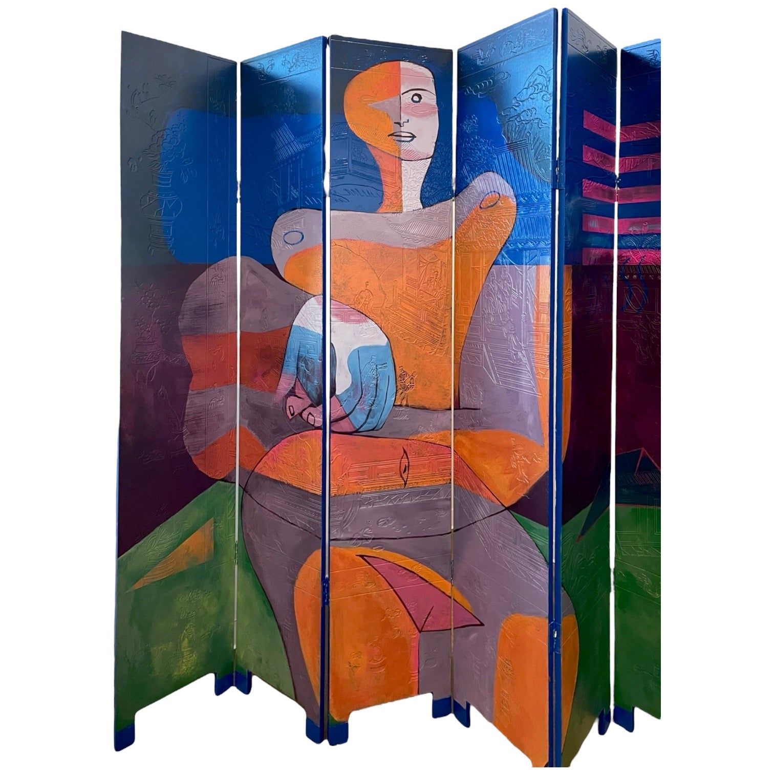 Hand Painted Chinese Screen by Caroline Lizarraga
Chinese Screen by Caroline Lizarraga
Hand Painted Chinese Screen austin
Hand Painted Chinese Screen by Caroline Lizarraga austin
Hand Painted Screen by Caroline Lizarraga
Painted Screen by Caroline Lizarraga
vibrant screen austin
large art austin 
Sculpture
panel
Paint
original art
original
nude
living room
in the buff
Home
Figure
face
Contemporary
Colorful
Chinese
China
chic
Caroline Lizarraga
bold
Art
Abstract