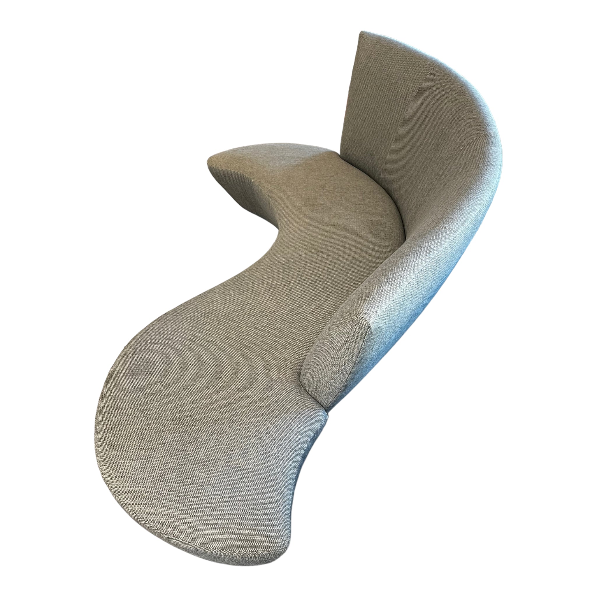 Vladimir Kagan
Vladimir Kagan Bilbao Sofa: A Sculptural Masterpiece of Mid-Century Modern 
Vladimir Kagan Bilbao Sofa
vladimir kagan sofa austin
vintage sofa austin
vintage couch
kagan seating austin
Modern Design
Design
upholstery
spain
sofa
serpentine
mid century modern
living room
kagen
Home
Furniture
curved
Bilboa sofa
bilboa sofa austin
avant garde
1990s