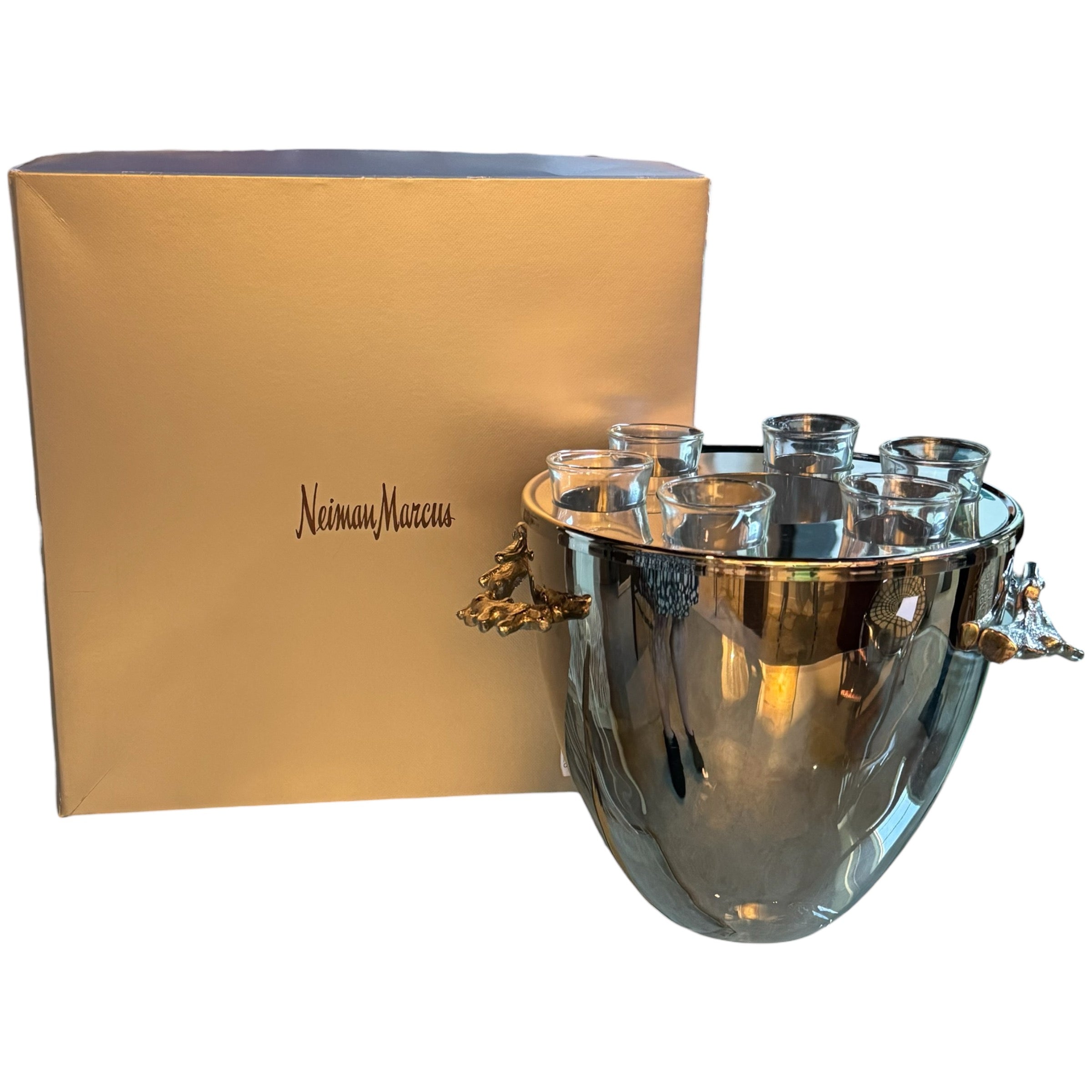 vodka service
vodka
tableware
Table Top
Neiman Marcus
michael aram
ice bucket
entertaining
drinks
Dinner party
Contemporary
barware
bar ware
Michael Aram Ocean Coral Vodka Service
Michael Aram Vodka Service
Michael Aram Ocean Coral
gift idea