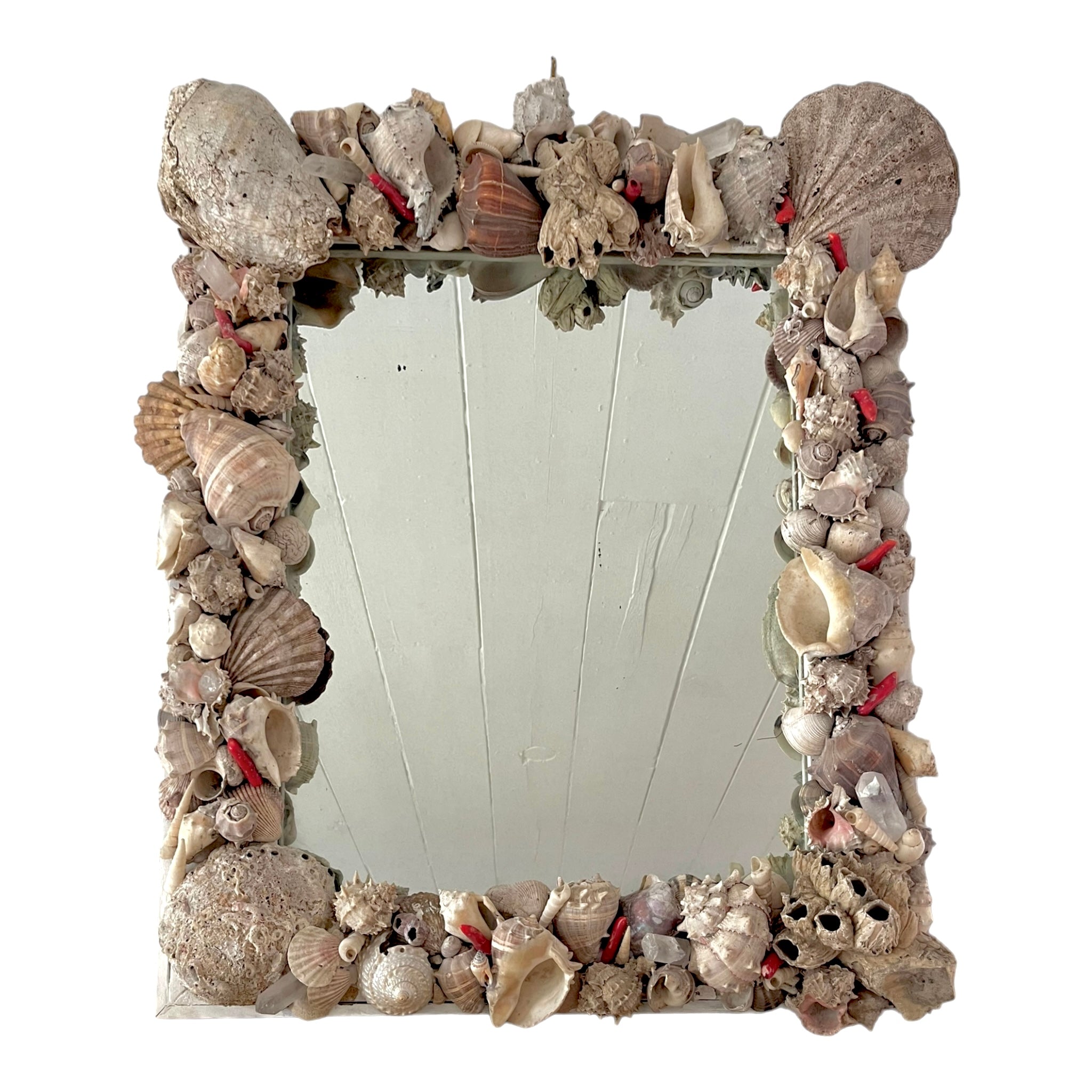 Vintage Grotto shell mirror
Grotto style mirror
Antique shell mirror
Shell-encrusted wall mirror
Coastal vintage decor
Nautical mirror with shells
Handmade vintage seashell mirror
Grotto mirror for sale
Shell mirror vintage wall decor
Vintage coastal wall mirror