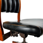 wood
Office chair
leather
Home
Gunlocke
Chair
Black
50s
chairs
swivel chair
desk chair
rolling chair
black leather
Mid century