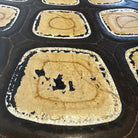 Vintage
UK
tortoise
tea table
Table
Side table
Occasional table
mandala
Entry table
Coffee table
Chrome
1970s
leather-like tortoise shell design
mandala design
geometric
geometric design
patterned table top
groovy
chrome table
chrome table austin