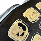 Vintage
UK
tortoise
tea table
Table
Side table
Occasional table
mandala
Entry table
Coffee table
Chrome
1970s
leather-like tortoise shell design
mandala design
geometric
geometric design
patterned table top
groovy
chrome table
chrome table austin