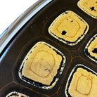 Vintage
UK
tortoise
tea table
Table
Side table
Occasional table
mandala
Entry table
Coffee table
Chrome
1970s
leather-like tortoise shell design
mandala design
geometric
geometric design
patterned table top
groovy
chrome table
chrome table austin