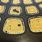 Vintage
UK
tortoise
tea table
Table
Side table
Occasional table
mandala
Entry table
Coffee table
Chrome
1970s
leather-like tortoise shell design
mandala design
geometric
geometric design
patterned table top
groovy
chrome table
chrome table austin