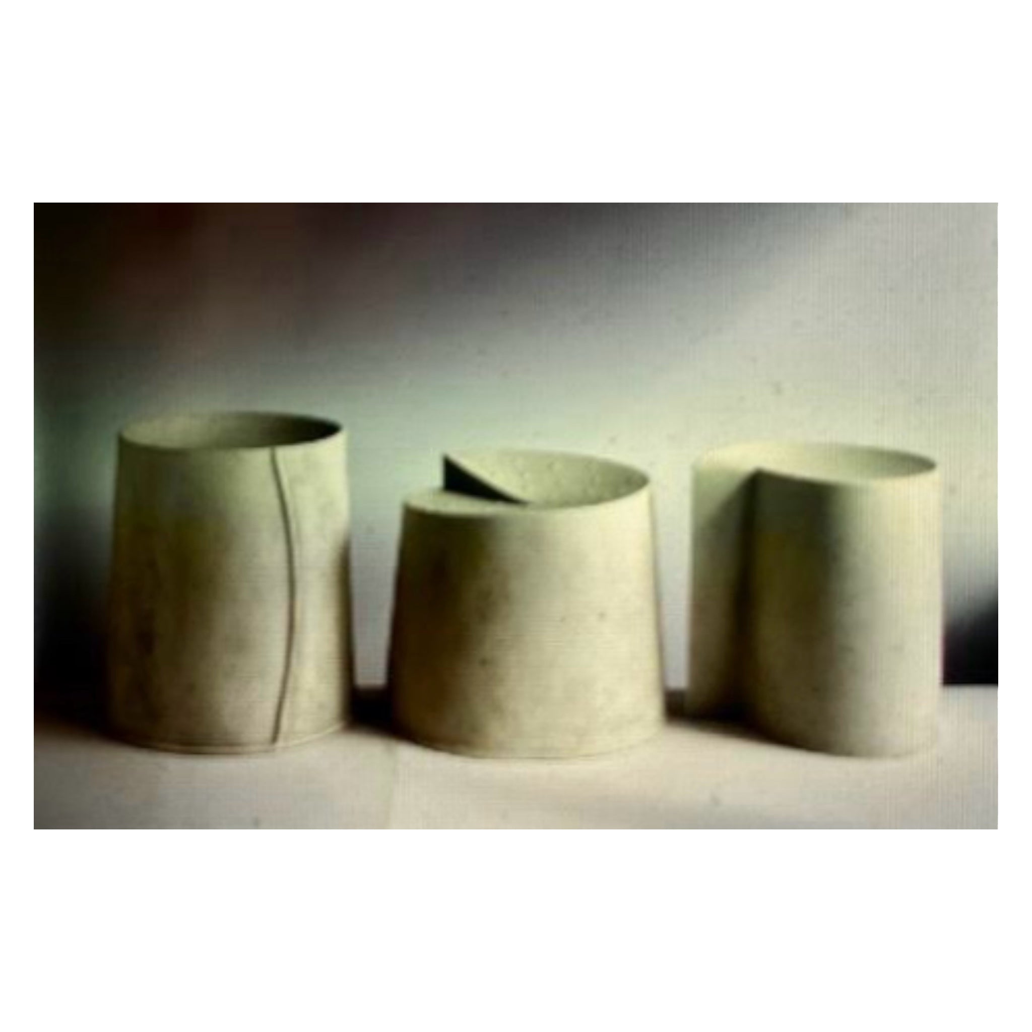 White Pots with Interruptions by Ken Eastman
Ken Eastman ceramic art
White
Sculpture
sculptural
pots
Ken Eastman
Home
England
Ceramic
Art
1990s
Contemporary British ceramics
Studio pottery by Ken Eastman
White ceramic pots sculpture
Abstract ceramic vessel
Modern ceramic artwork
Unique handmade pottery
British ceramic artist Ken Eastman
Collectible contemporary ceramics