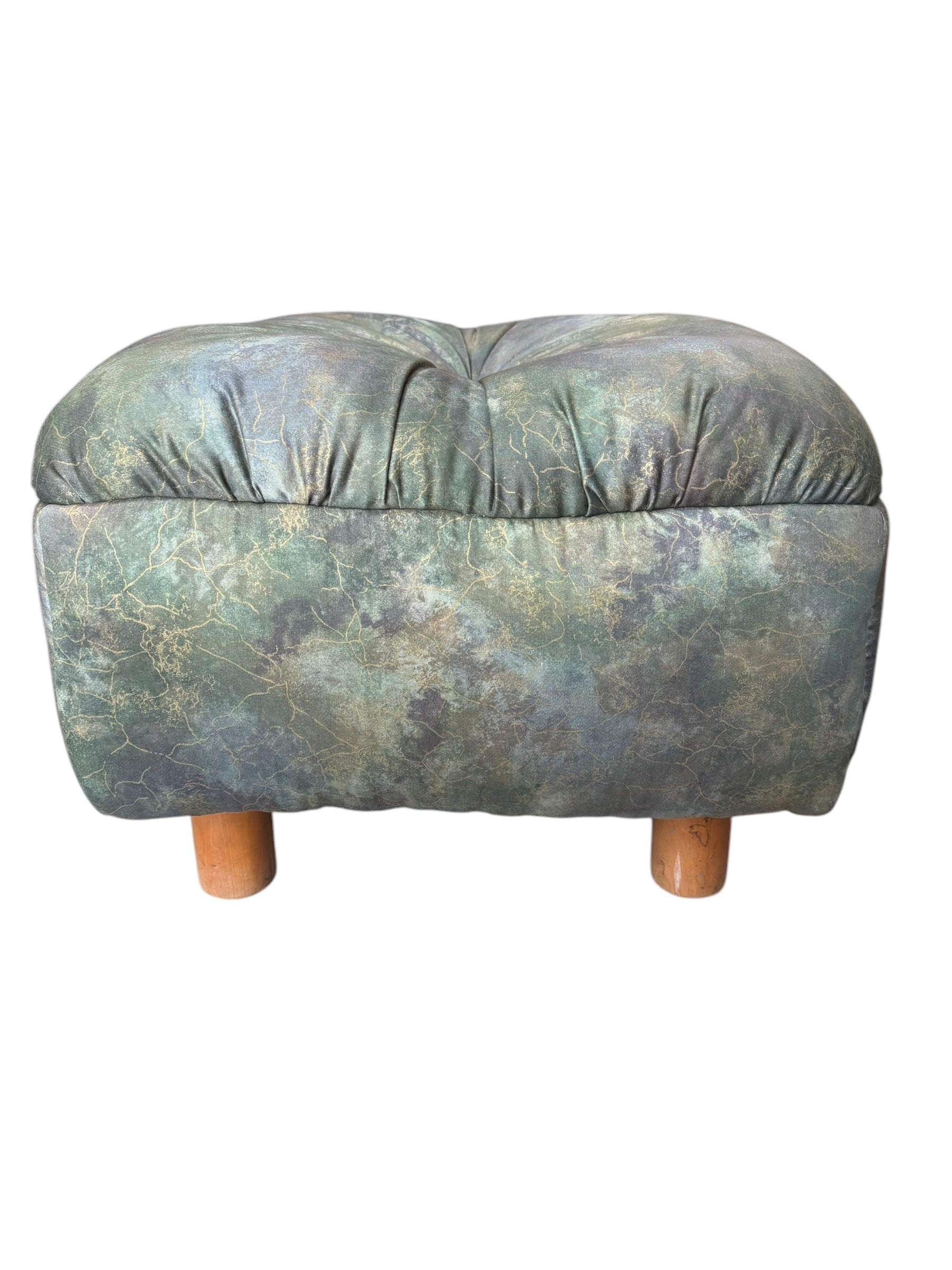 Vintage
upholstered
Stool
ottoman
Green
foot stool
1990s
Vintage 90's Ottoman
90's Ottoman
reupholstered
reupholstered ottoman
reupholstered 1990s ottoman