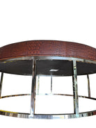 vinyl
vegan
ottoman
Mitchell Gold + Bob Williams
living room
Living
large ottoman
Home
Croc Embossed
Coffee table
Chrome
Vintage Mitchell Gold + Bob Williams 
Vintage Mitchell Gold + Bob Williams Croc-Embossed Ottoman
Mitchell Gold + Bob Williams Croc-Embossed Ottoman
Croc-Embossed Ottoman
pleather
vegan leather
cocktail ottoman
animal print