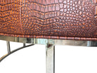 vinyl
vegan
ottoman
Mitchell Gold + Bob Williams
living room
Living
large ottoman
Home
Croc Embossed
Coffee table
Chrome
Vintage Mitchell Gold + Bob Williams 
Vintage Mitchell Gold + Bob Williams Croc-Embossed Ottoman
Mitchell Gold + Bob Williams Croc-Embossed Ottoman
Croc-Embossed Ottoman
pleather
vegan leather
cocktail ottoman
animal print