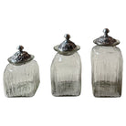 tabletop
Table Top
pewter
jars
handblown glass
Glass
gift idea
containers
canisters
Set of Three Vintage Hand-Blown Glass Canisters with Pewter Lids
Vintage Hand-Blown Glass Canisters with Pewter Lids
Vintage Hand-Blown Glass Canisters
pewter lids
vintage jars