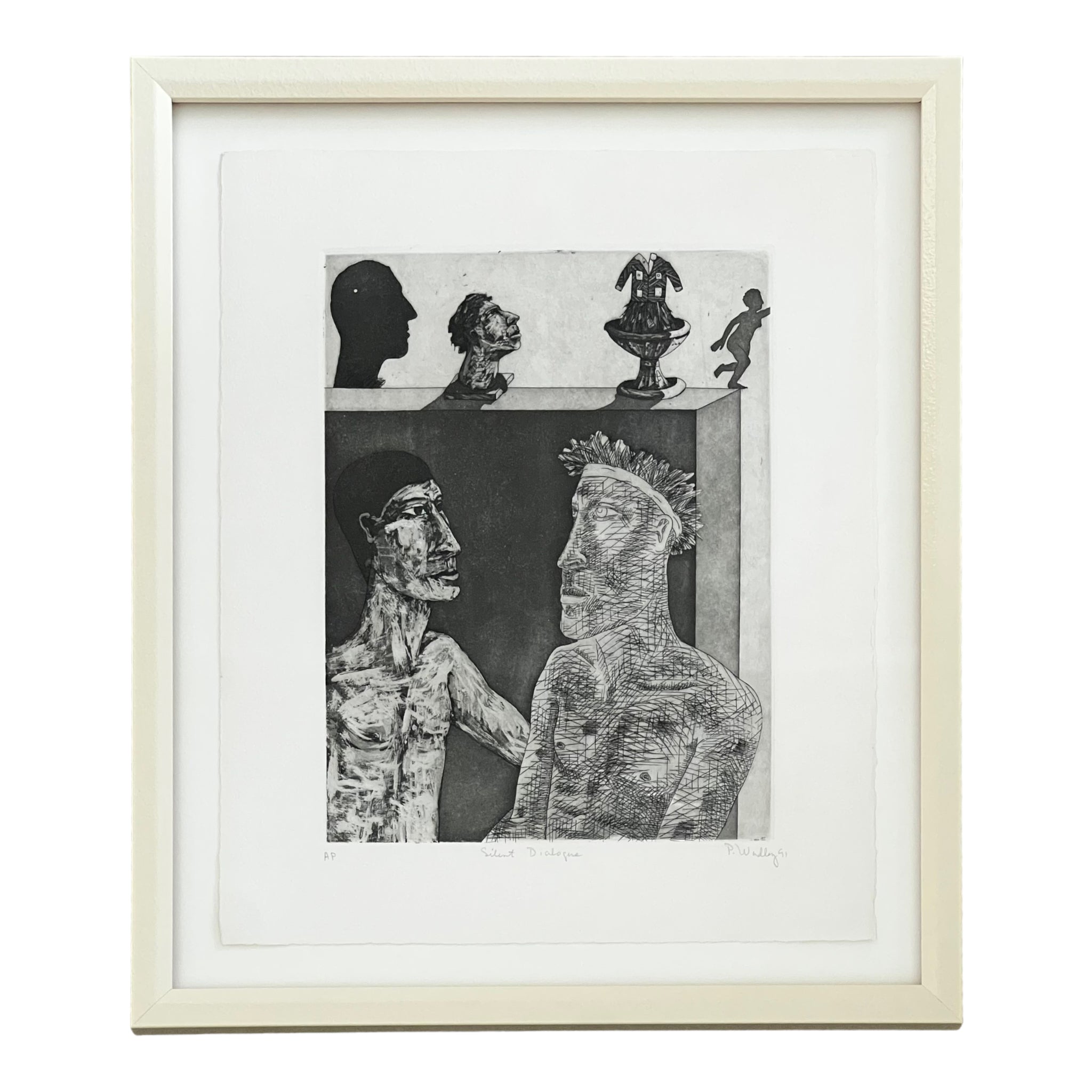 wall art
Texas artist
signed
Print
Patrick Wadley
nudes
nude
in the buff
Home
framed
etching
black and white
Art for All
Art
1990s
art under 1000
man
Figure