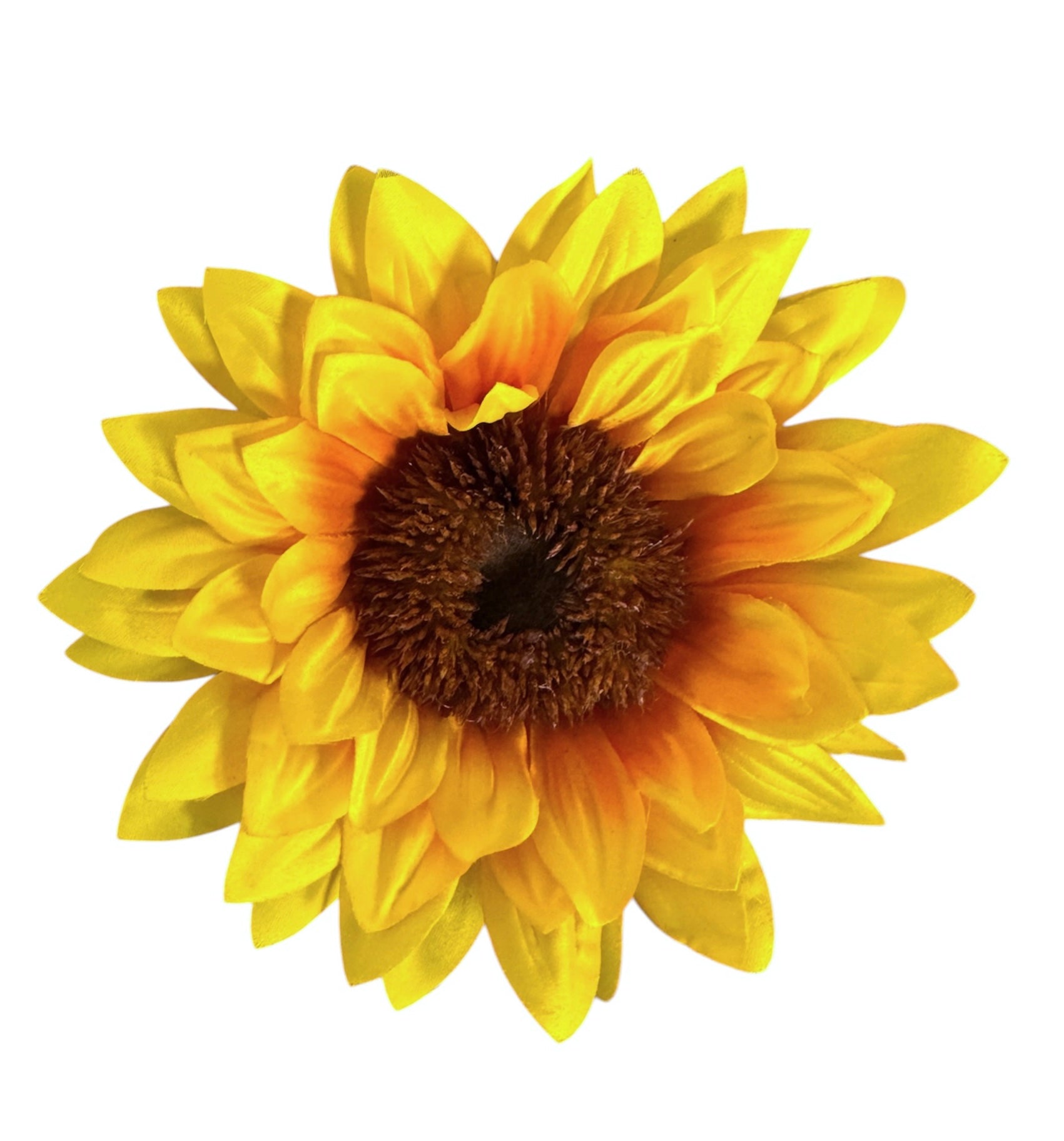 Yellow sunflower brooch by ESKM