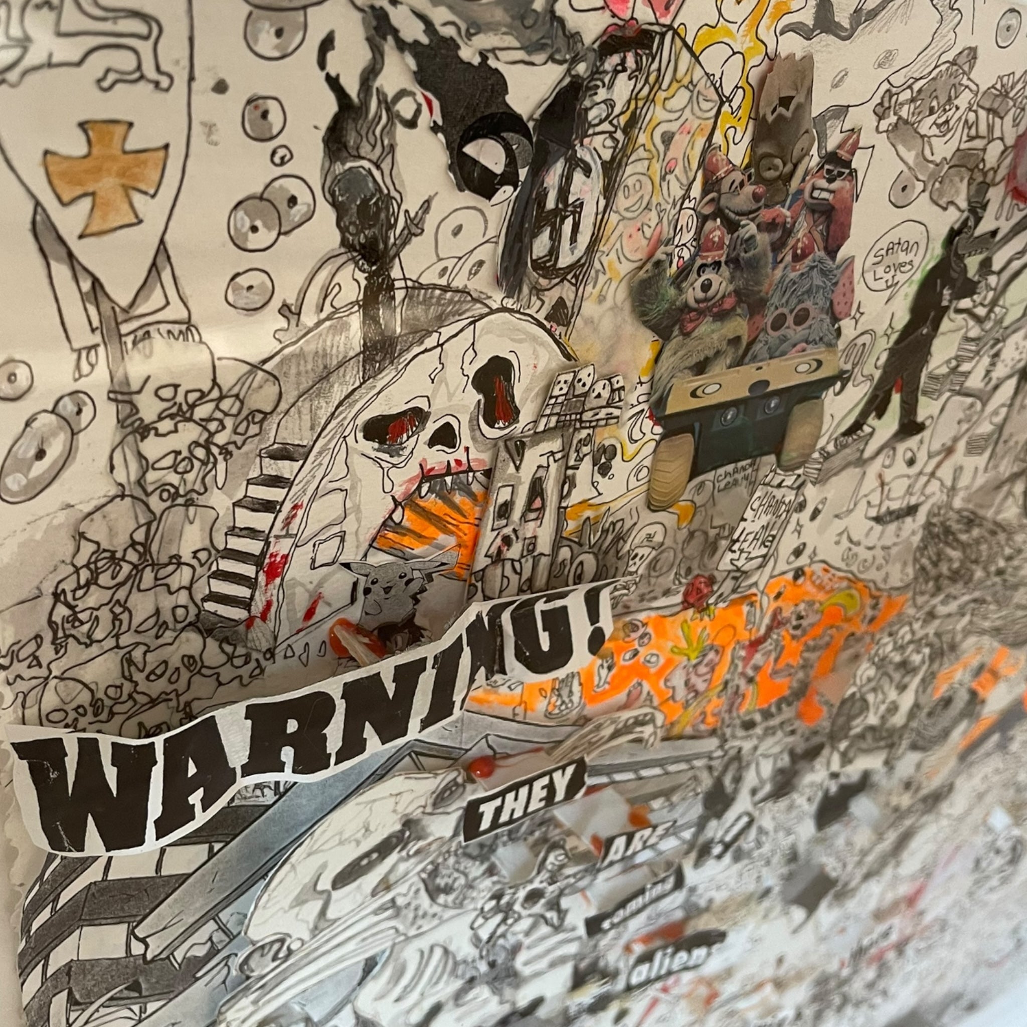 Warning! They Are Coming by Paul Horn
Paul Horn collage art
Contemporary collage artist
Political collage artwork
Modern collage by Paul Horn
Surreal mixed media collage
Hand-cut collage artwork
Collage art 21st-century
Original collage for sale
Paul Horn (b. 1966) artwork
Mixed media collage with political themes
Surrealist collage by Paul Horn
Dystopian paper collage art
Handmade collage using found imagery
Contemporary art collage from the 2000s
Edgy and provocative modern collage
Paul Horn