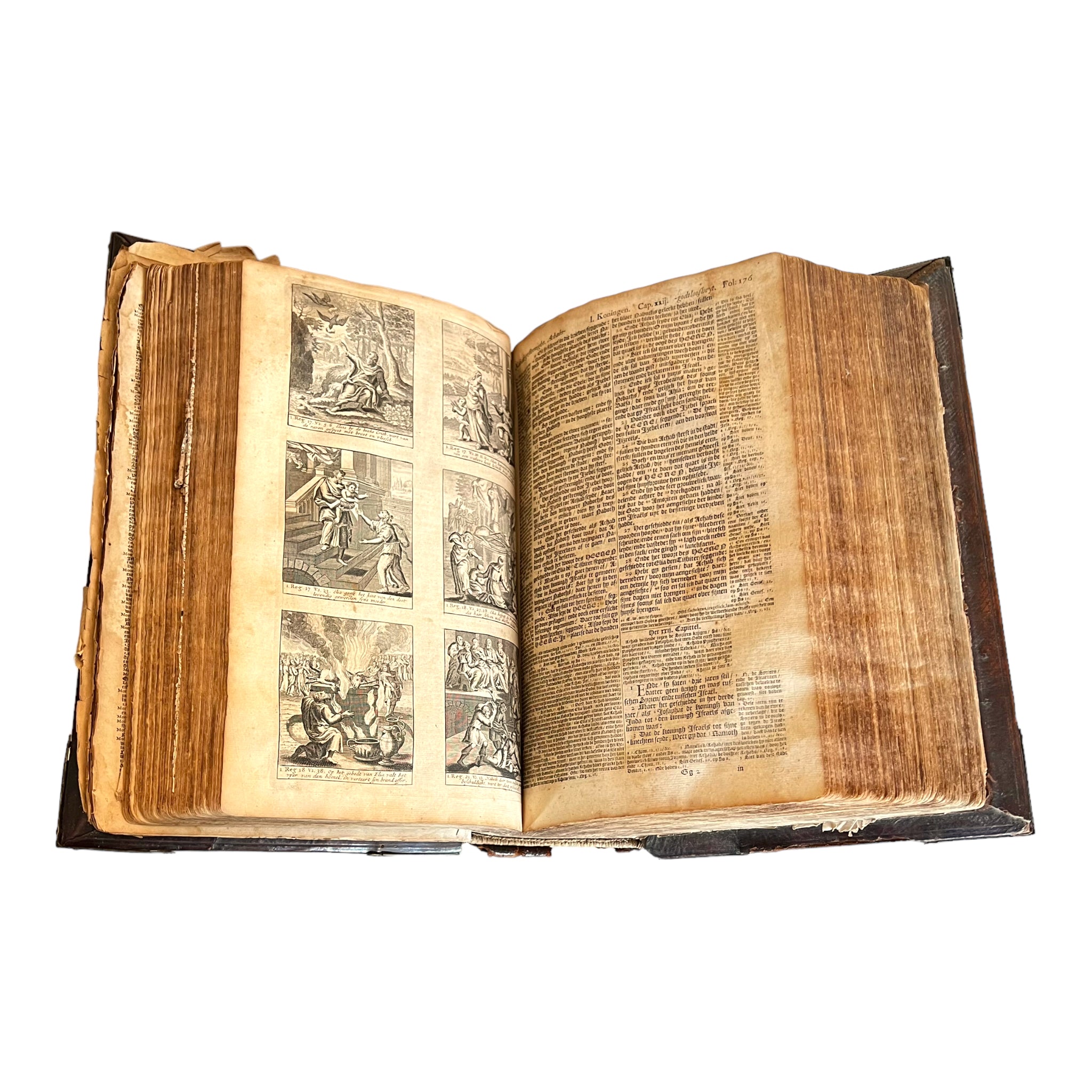 Netherlands
leather
illustrated
Home
Dutch
Decor
books
Book
Bible
Art
antique
18th century
religious
1700s
embossed
hand written