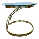 Vintage
Table
small table
Side table
Milo Baughman
metallic
Metal
Home
Hollywood regency
Gold
Glass
Furniture
end table
Brass
accent table