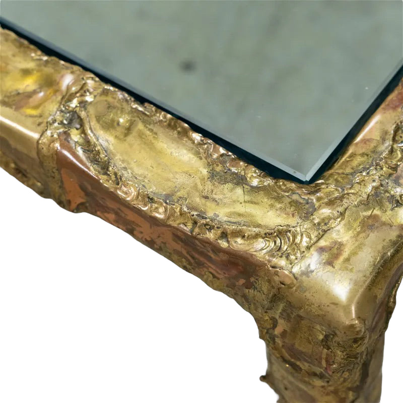 tabletop
table base
Table
Steel
smoked glass
Silas Seandel
Side table
metallic
Metal
living room
Living
Home
glass top
Glass
Copper
Coffee table
Brutalist
Brass
1970s