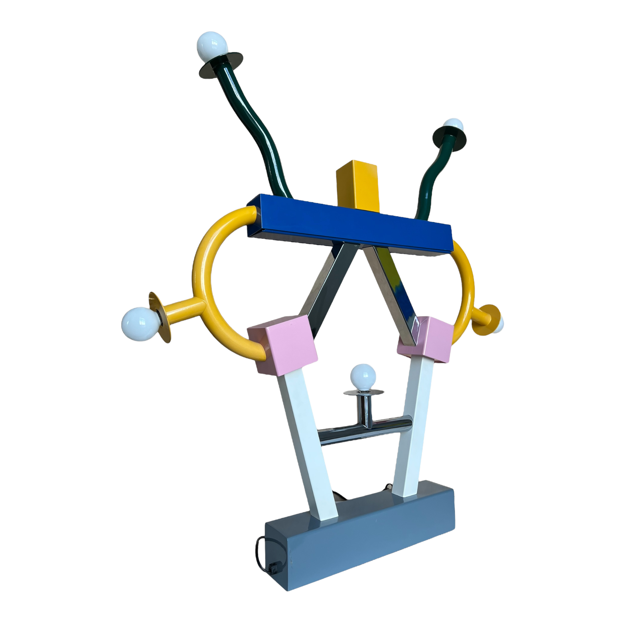 whimsical
Table lamp
post modern
Memphis Milano
Lighting
Lamp
Home
Ettore Sottsass
Colorful
Ashoka
1980s