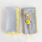 Yellow
towel
tabletop
table top
napkins
linens
Kitchen
India
Home
holiday gift
gift idea
flowers
entertaining
dining essentials
Colorful
Cotton
embroidered
cloth napkins