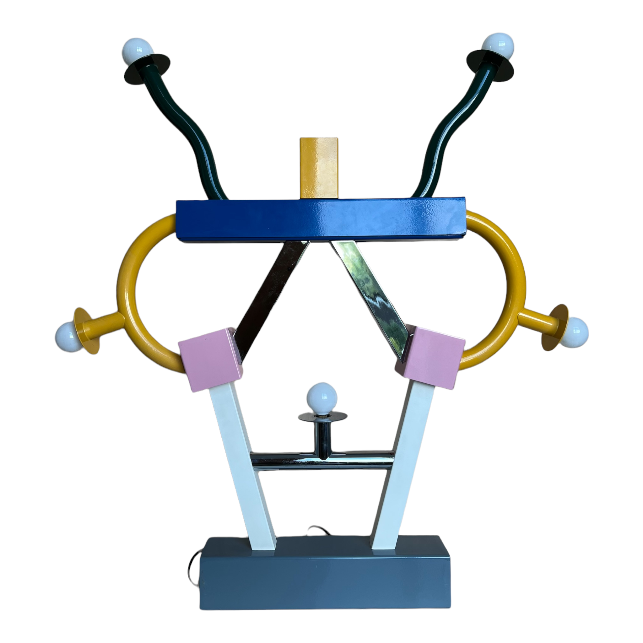 whimsical
Table lamp
post modern
Memphis Milano
Lighting
Lamp
Home
Ettore Sottsass
Colorful
Ashoka
1980s