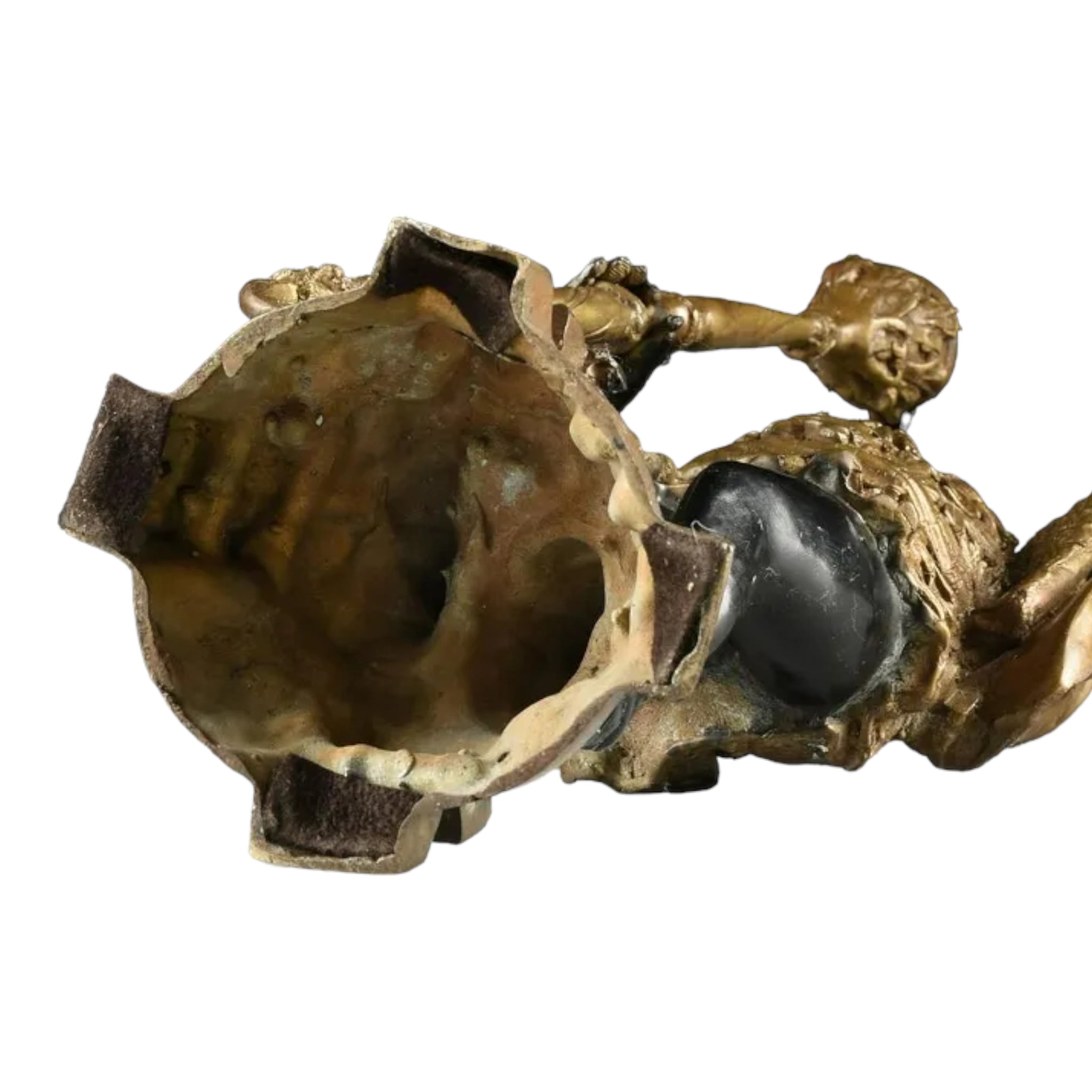 Table Top
sculptural
roccoco
moorish
Home
Gold
Gilt
ebonized
candleholder
candelabra
Bronze
19th century
arabic
statue
figurine
home decor