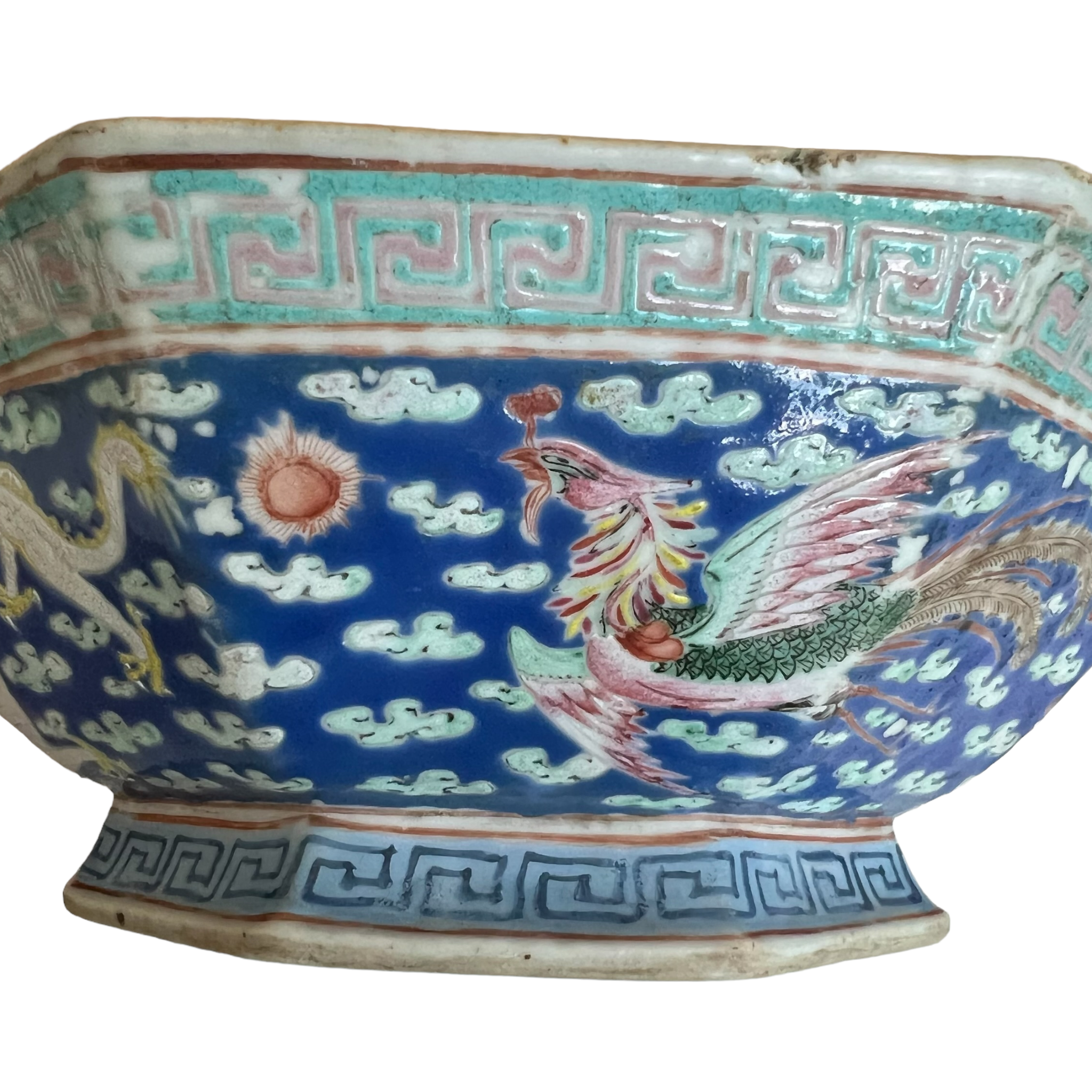 Turquoise
Table Top
porcelain
Metal
Home
Antique
geometric design
geometric
Emperor Tongzhi
dragons
Decor
Colorful
Cloisonné
Chinese
China
Ceramic
bowl
Blue
19th century
phoenix