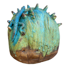 “Home” sculpture by Rick Van Dyke, contemporary artwork with flowing, organic design. Excellent condition.