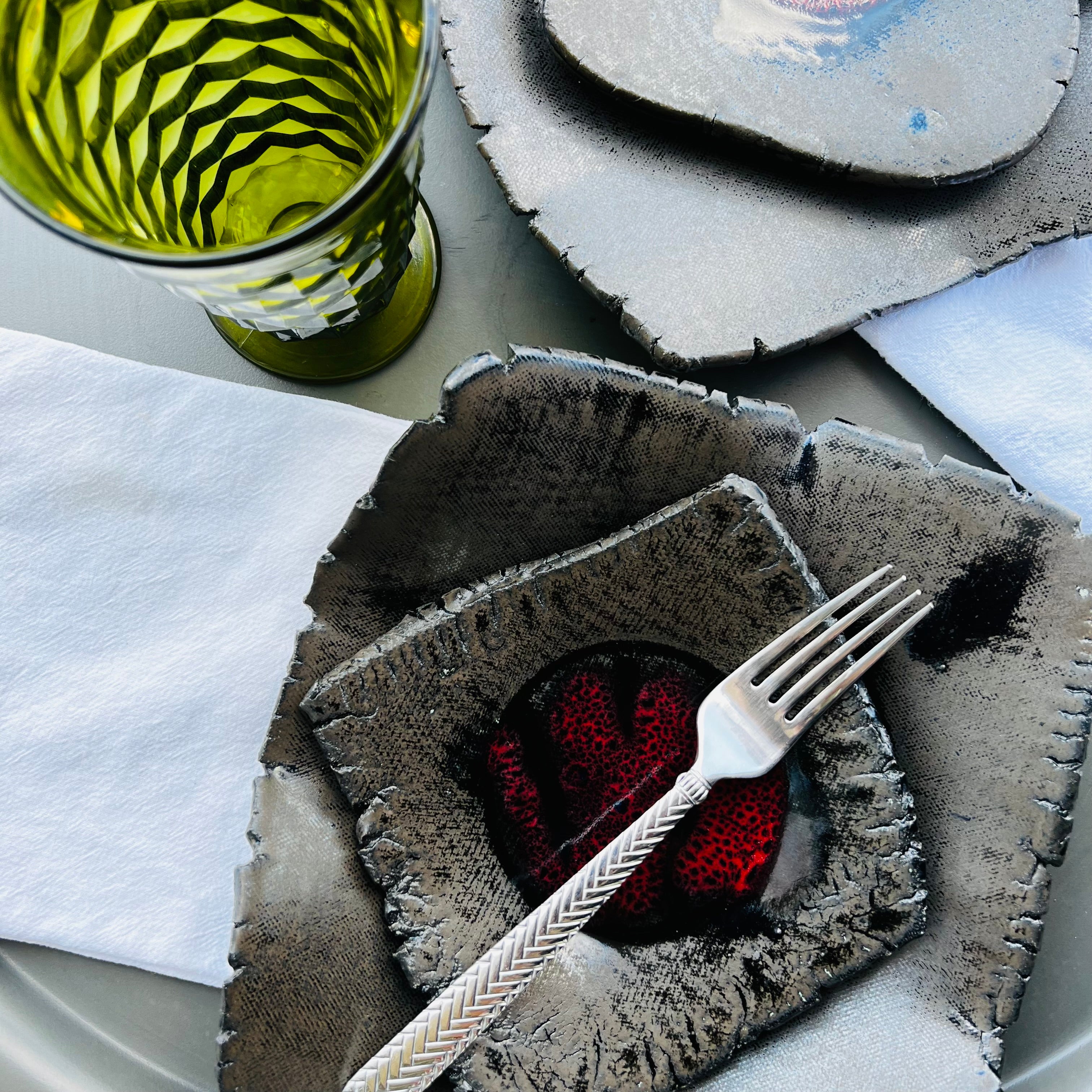 Table Top
serveware
serving platter
plate
kitchen
entertaining
Spooky
rio
Rick Van Dyke
Pottery
Mexico
Local artist
Local
Home
handmade
entertaining
dining
Ceramic
centerpiece
austin artist